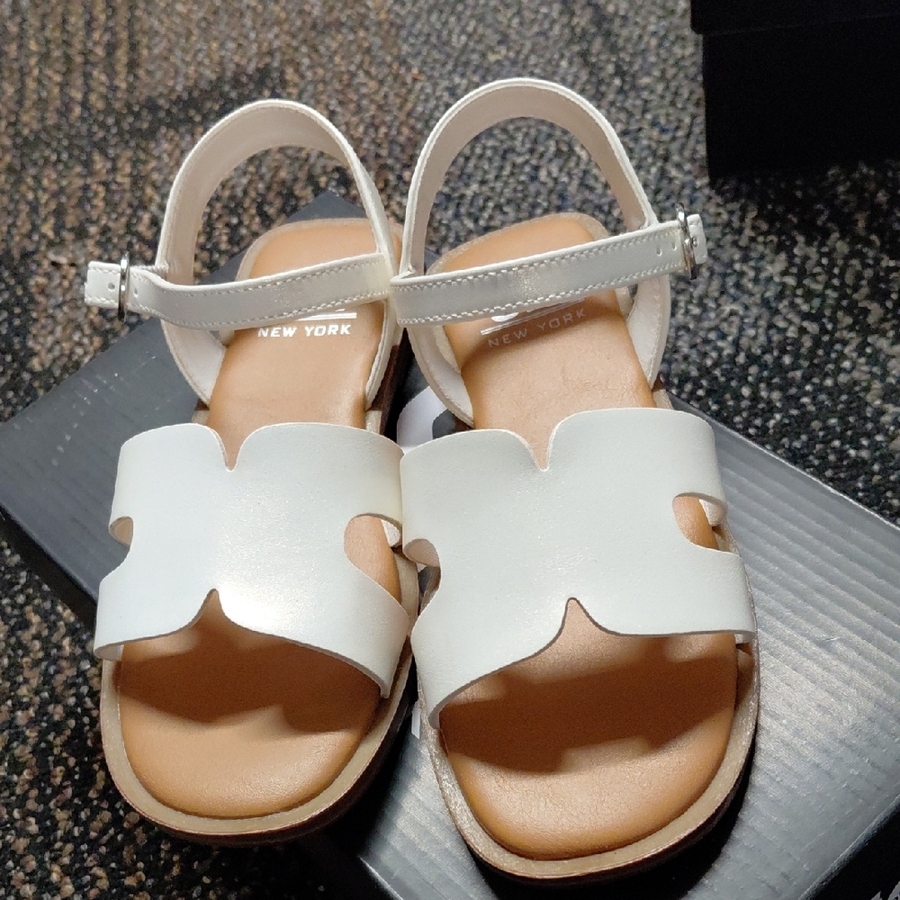 White Sandals by Sm New York